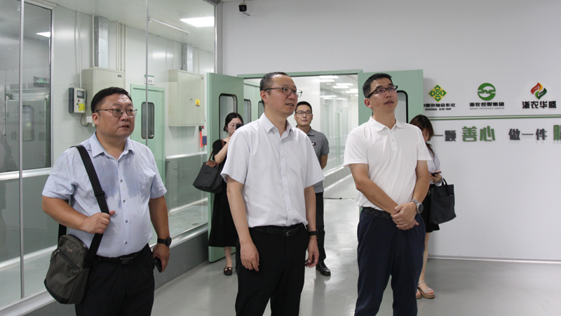 常州科教城投資控股集團考察組調(diào)研浙農(nóng)華盛