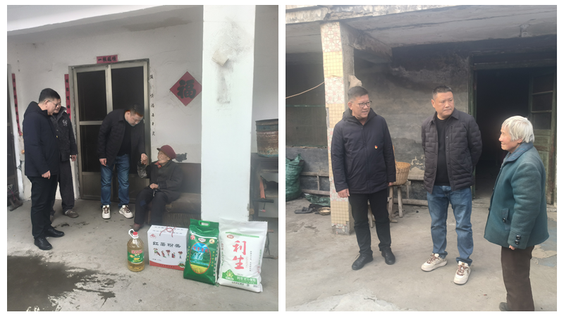 濟寧華都黨員公益服務隊赴垞河村開展新春慰問